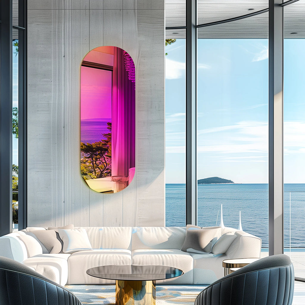 Soleia Iridescent Wall Mirror