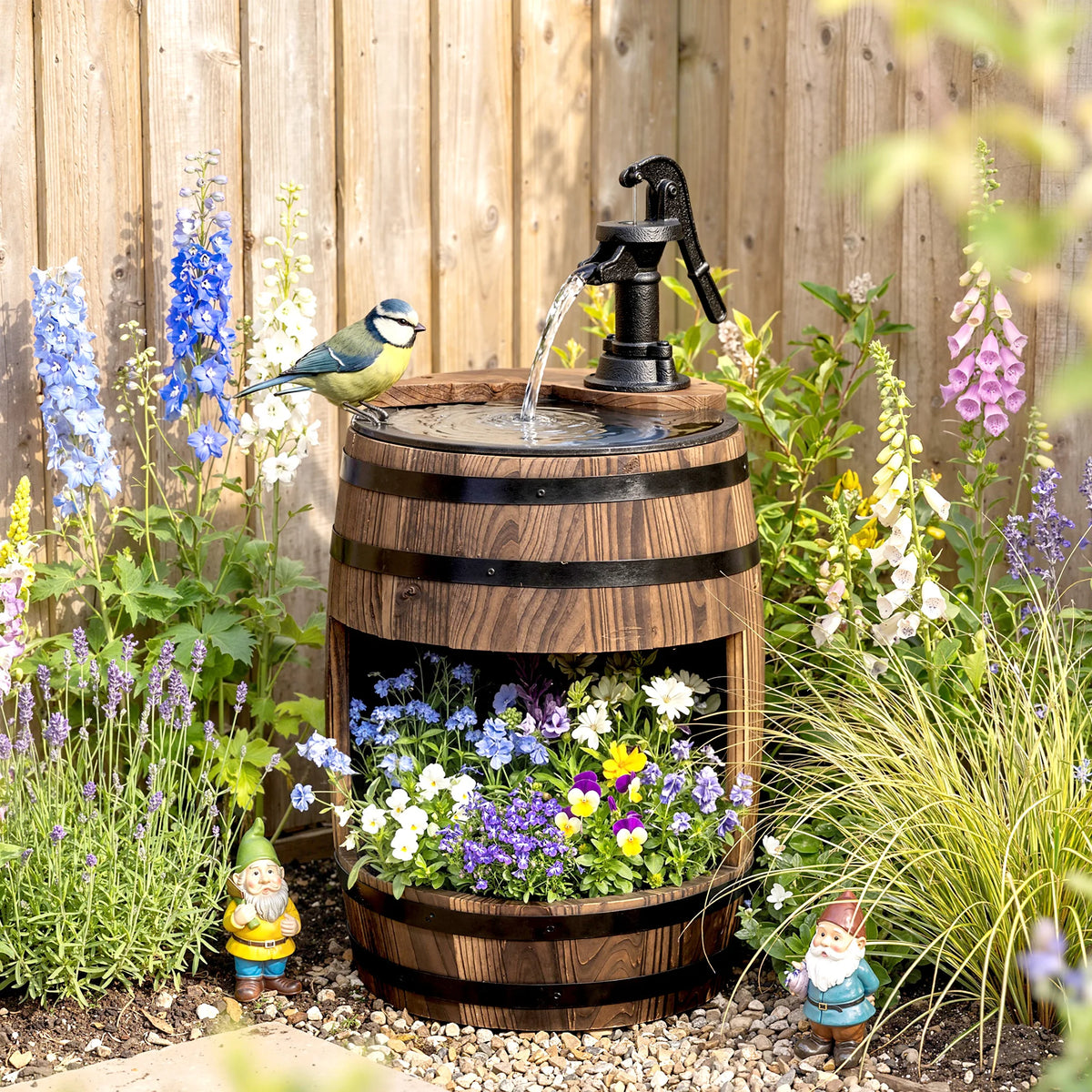 Cressden Barrel Water Fountain
