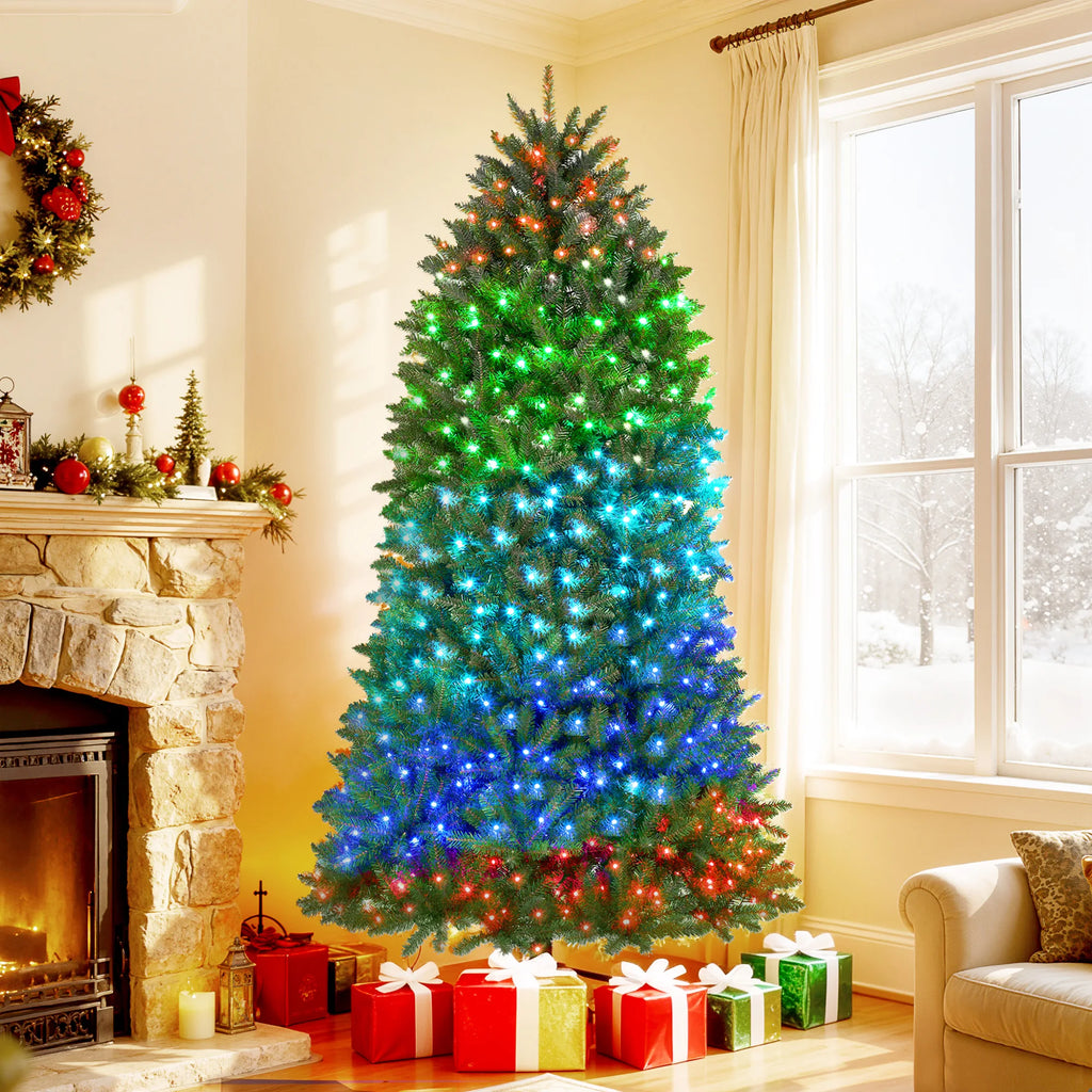 Spectraglow smart Christmas tree displayed in an indoor holiday setting