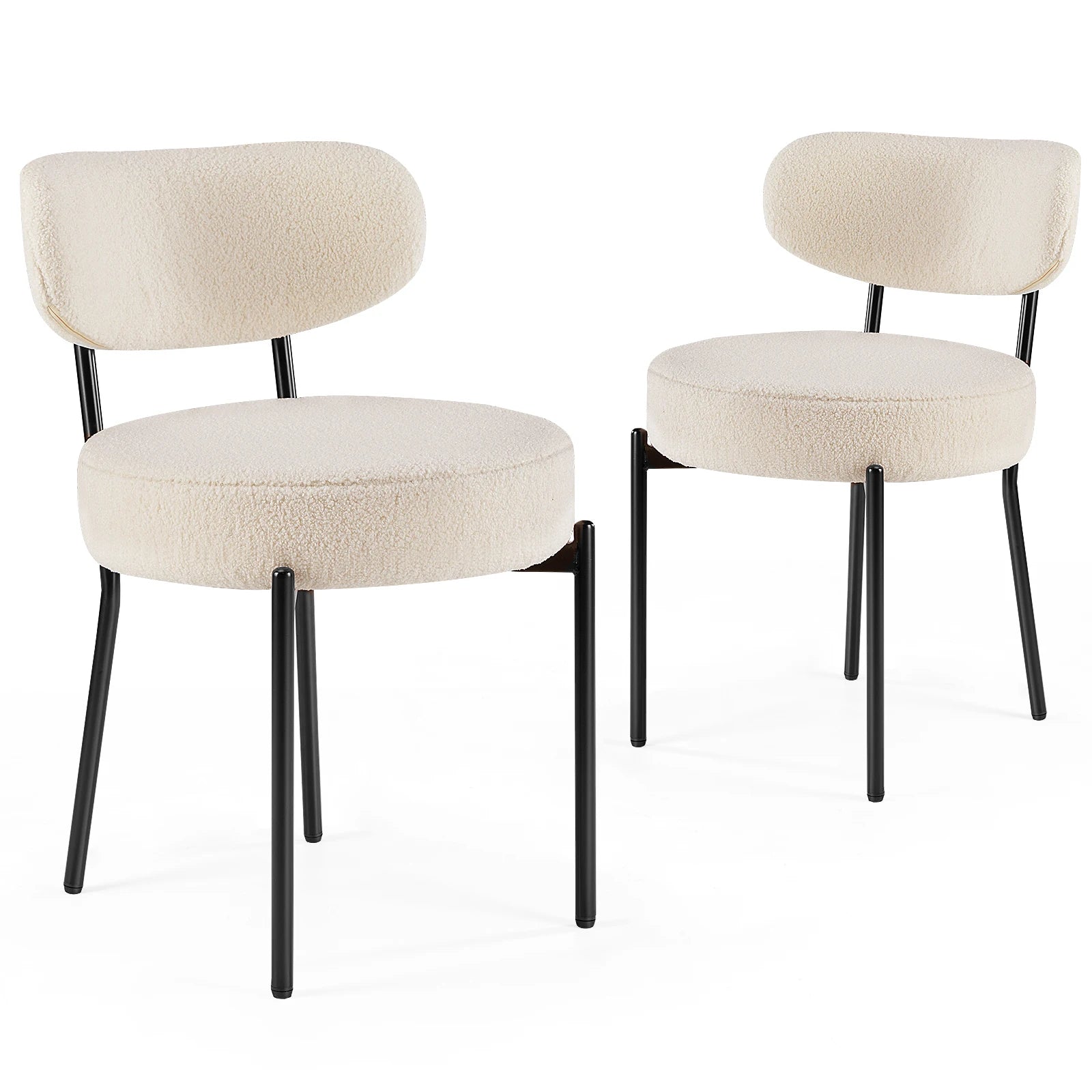 Maren Plush Dining Chairs, Set of 2