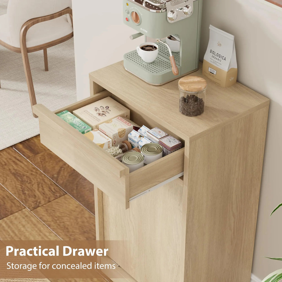 Blissveil Tilt-Out Laundry Hamper Cabinet