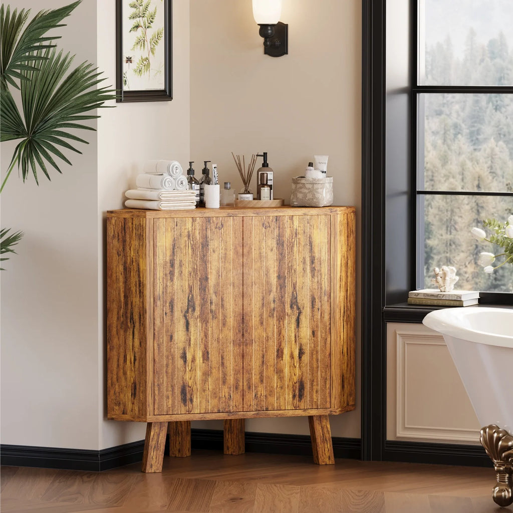Kasiya Corner Storage Cabinet