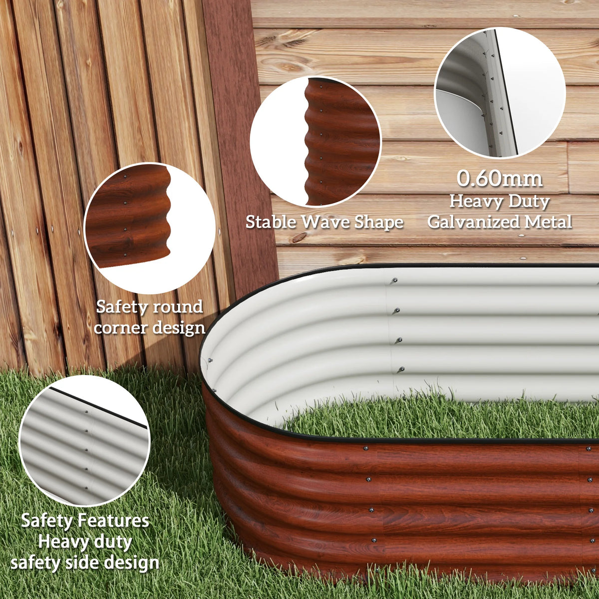 Meadowforge Galvanized Raised Garden Bed