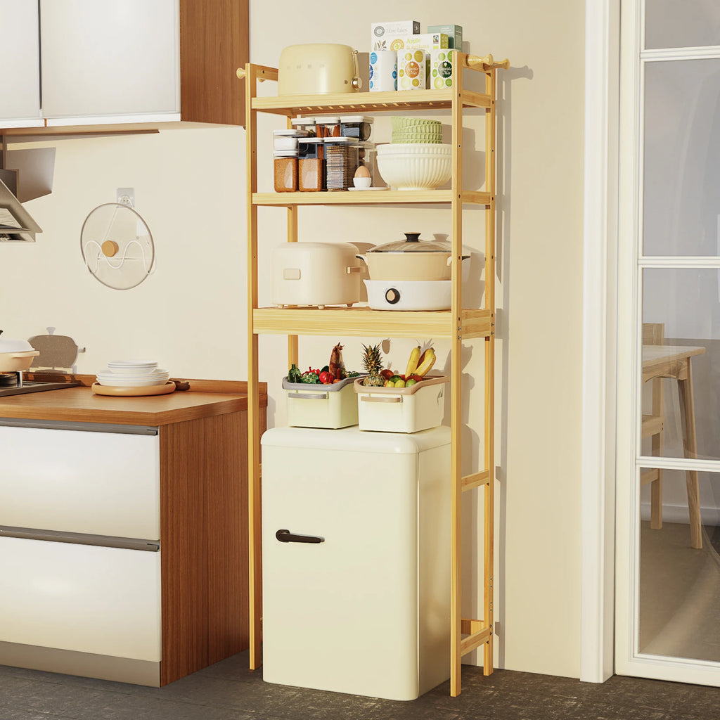 Lotuswhisper 3-Tier Bathroom Storage Shelf