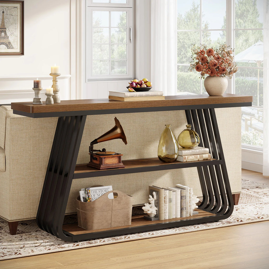 Meadowcharm 3-Tier Console Table
