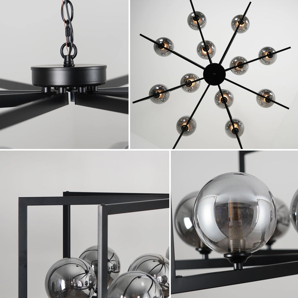 Celestine 12-Light Bubble Glass Chandelier