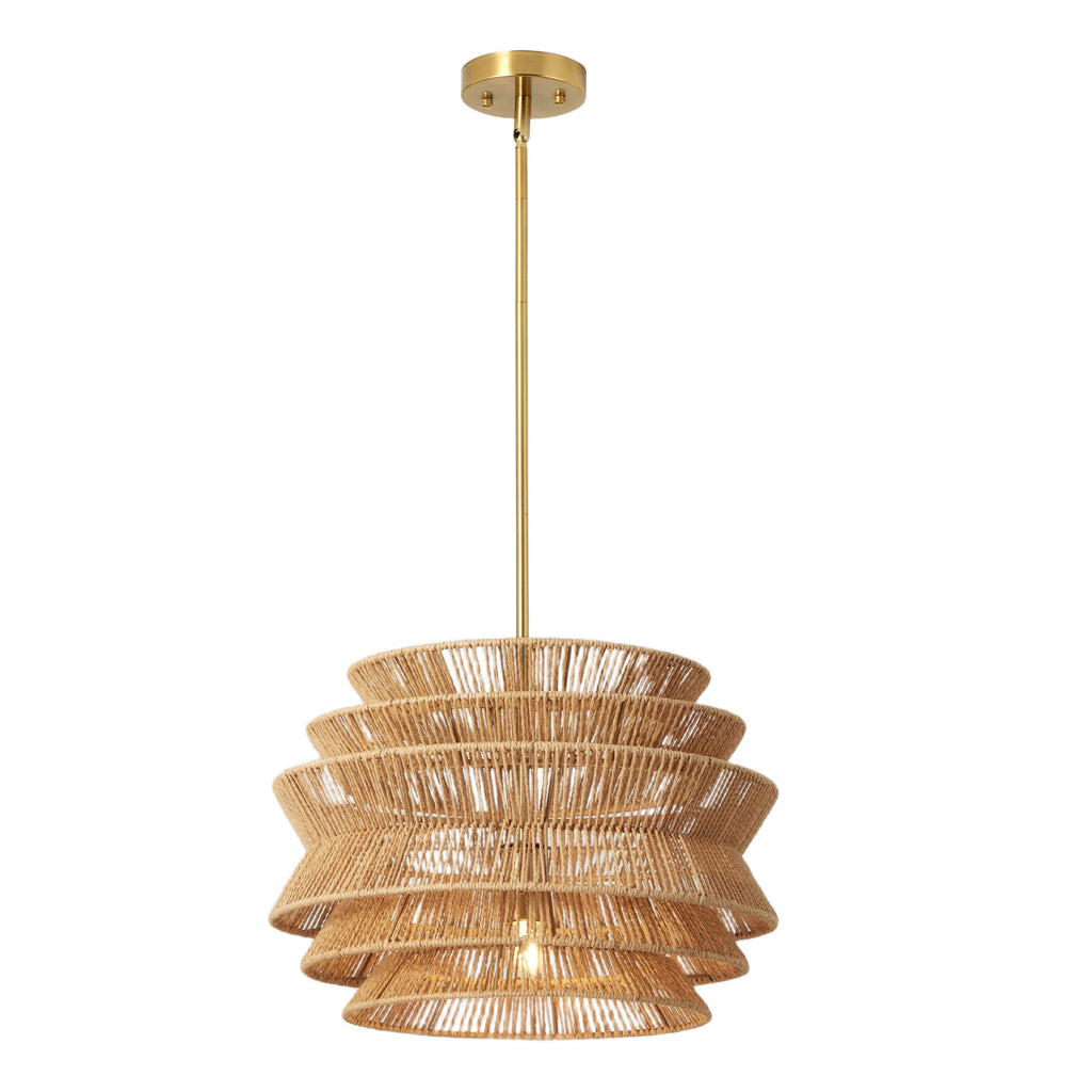 Adlewick Woven Rattan Ceiling Light