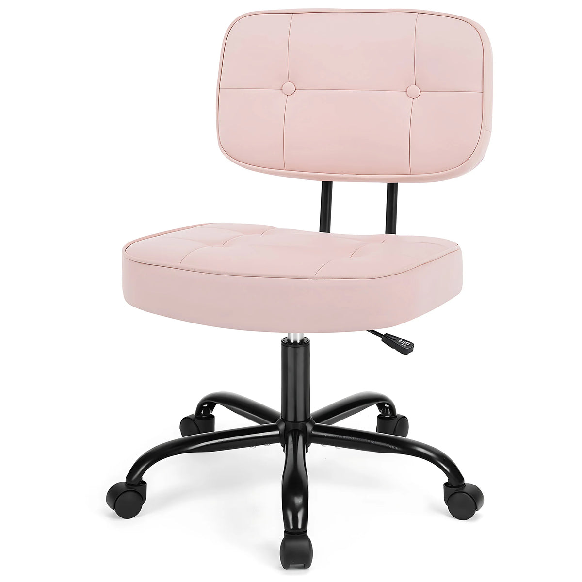 Breezesong Armless PU Leather Office Chair