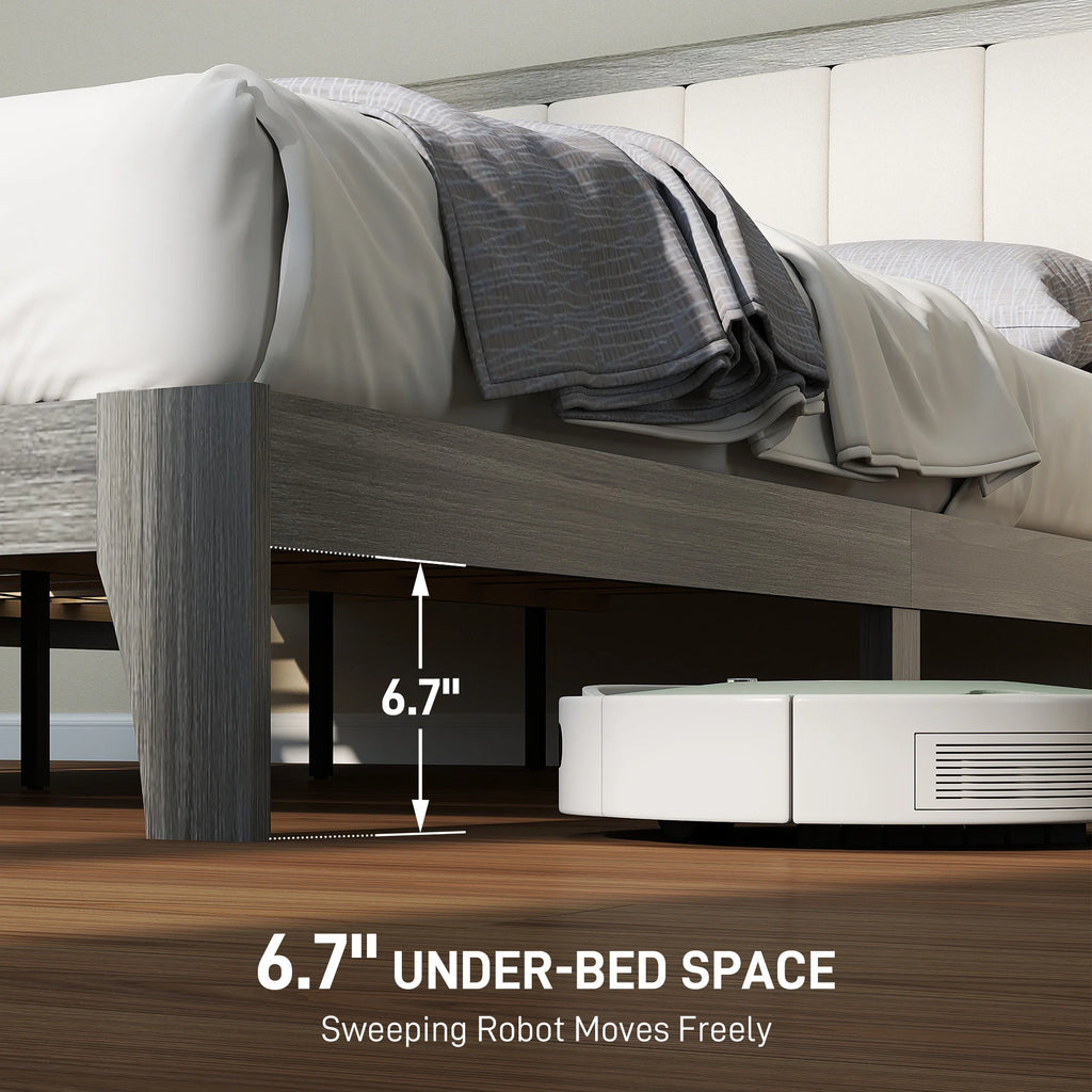Caldwell Upholstered Full Platform Bed