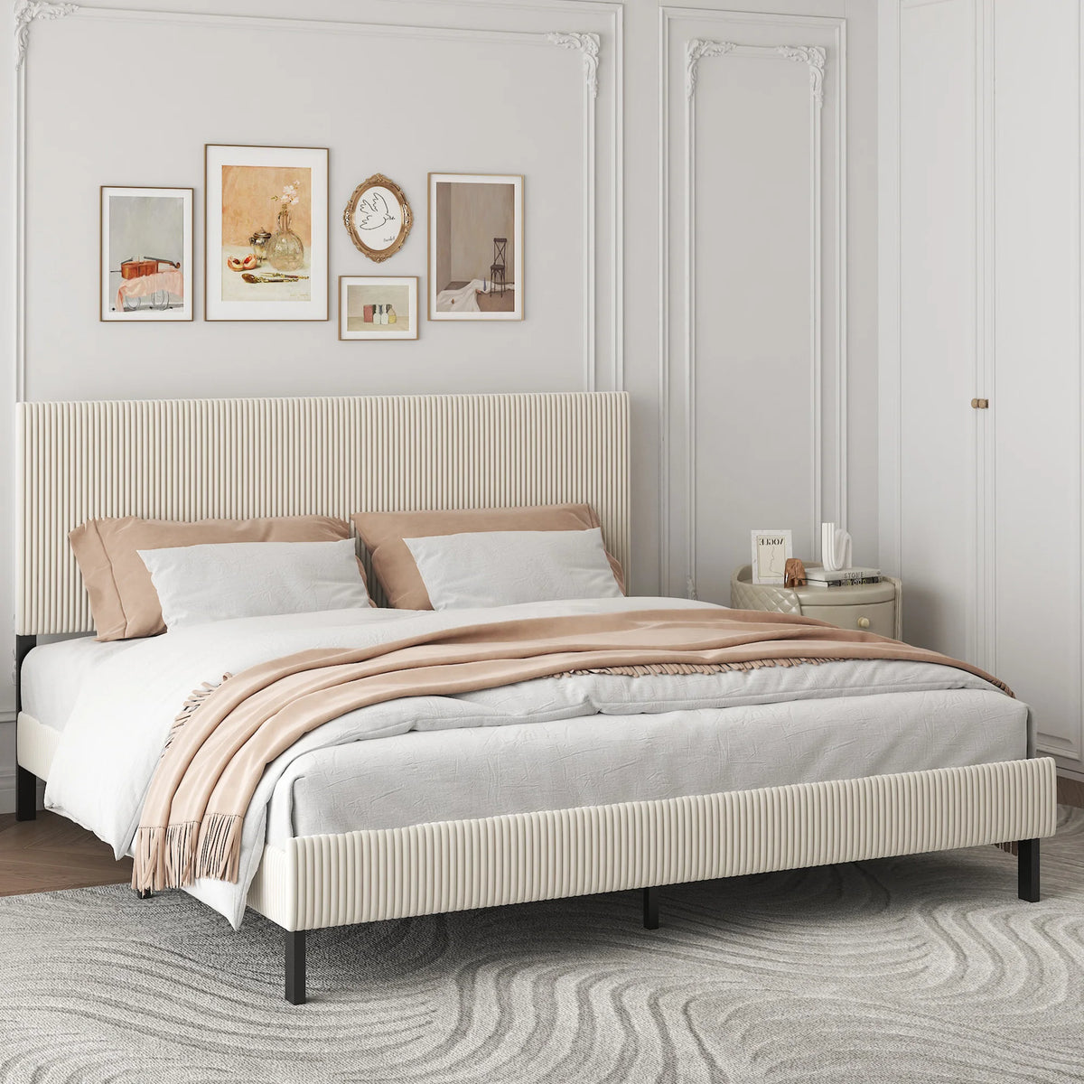 Taldenby King Upholstered Platform Bed