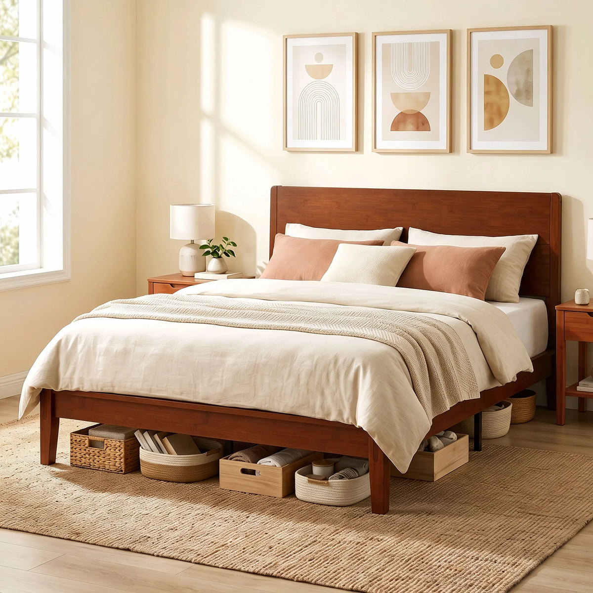 Sundrift Bamboo Queen Platform Bed