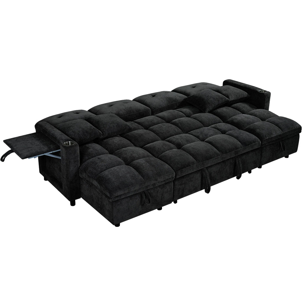 Aldermore U-Shaped Storage Sleeper Sectional