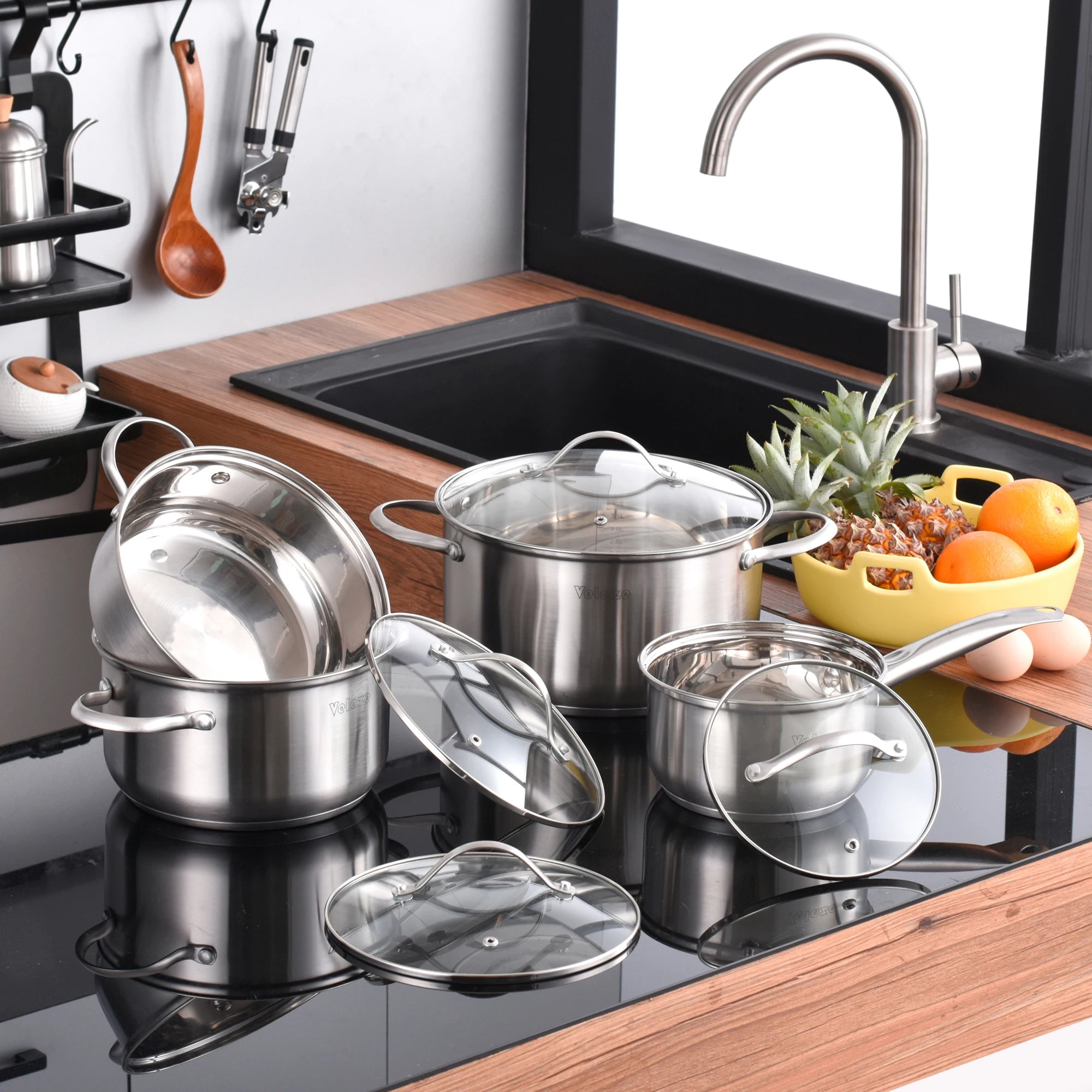 VELAZE Stainless Steel Cookware