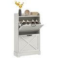Sparkecho Slim Two-Drawer Shoe Cabinet