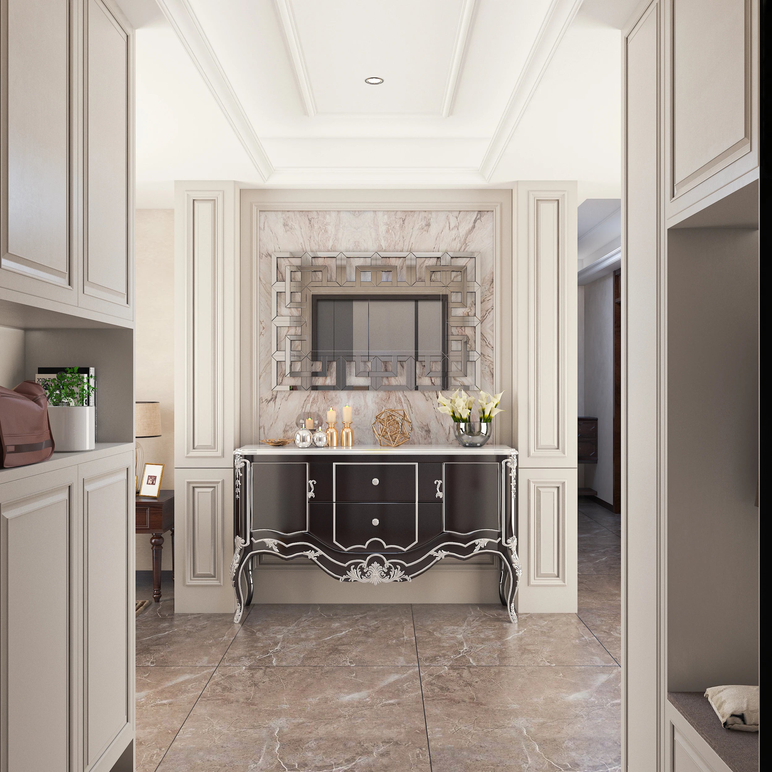 Grecian Venetian Decorative Wall Mirror