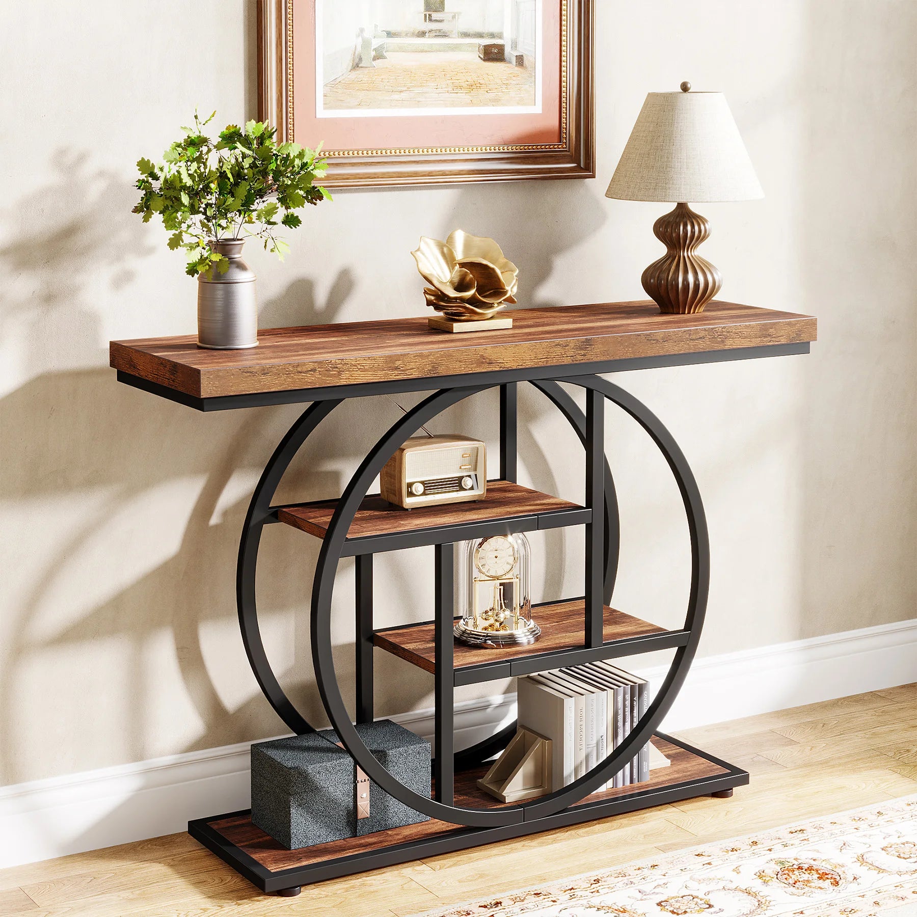 Zuri Sculptural Console Table