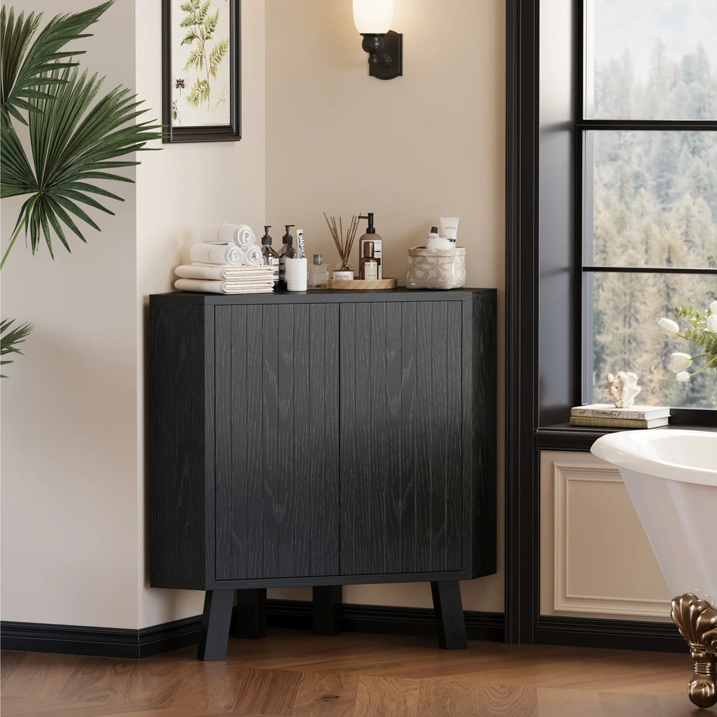 Kasiya Corner Storage Cabinet