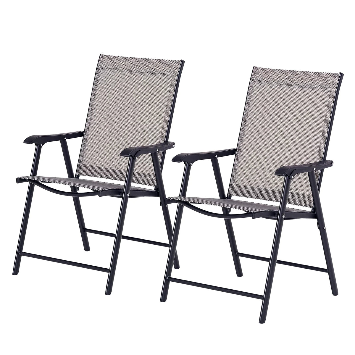 Aerlyn Folding Patio Chairs, Set of 2