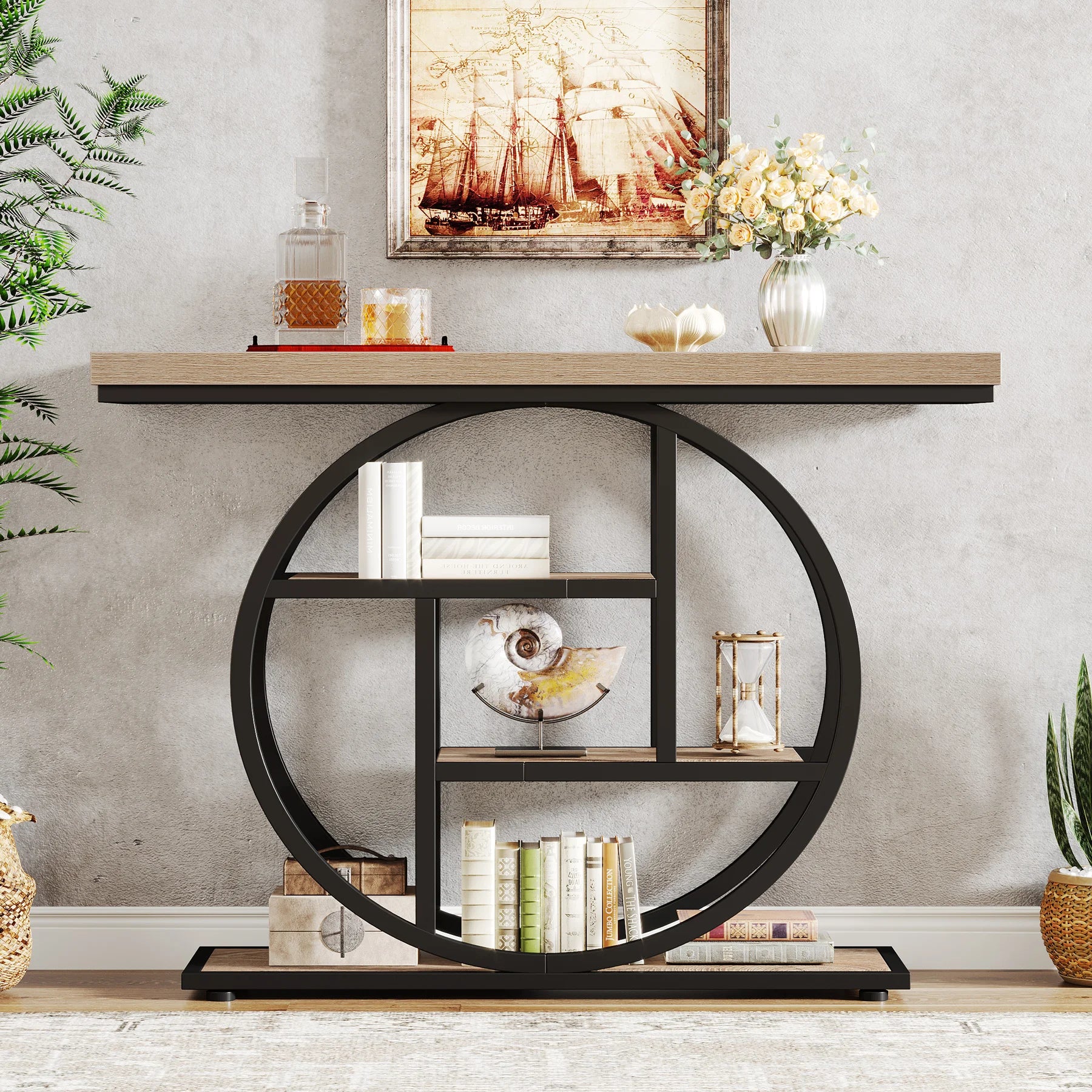 Zuri Sculptural Console Table