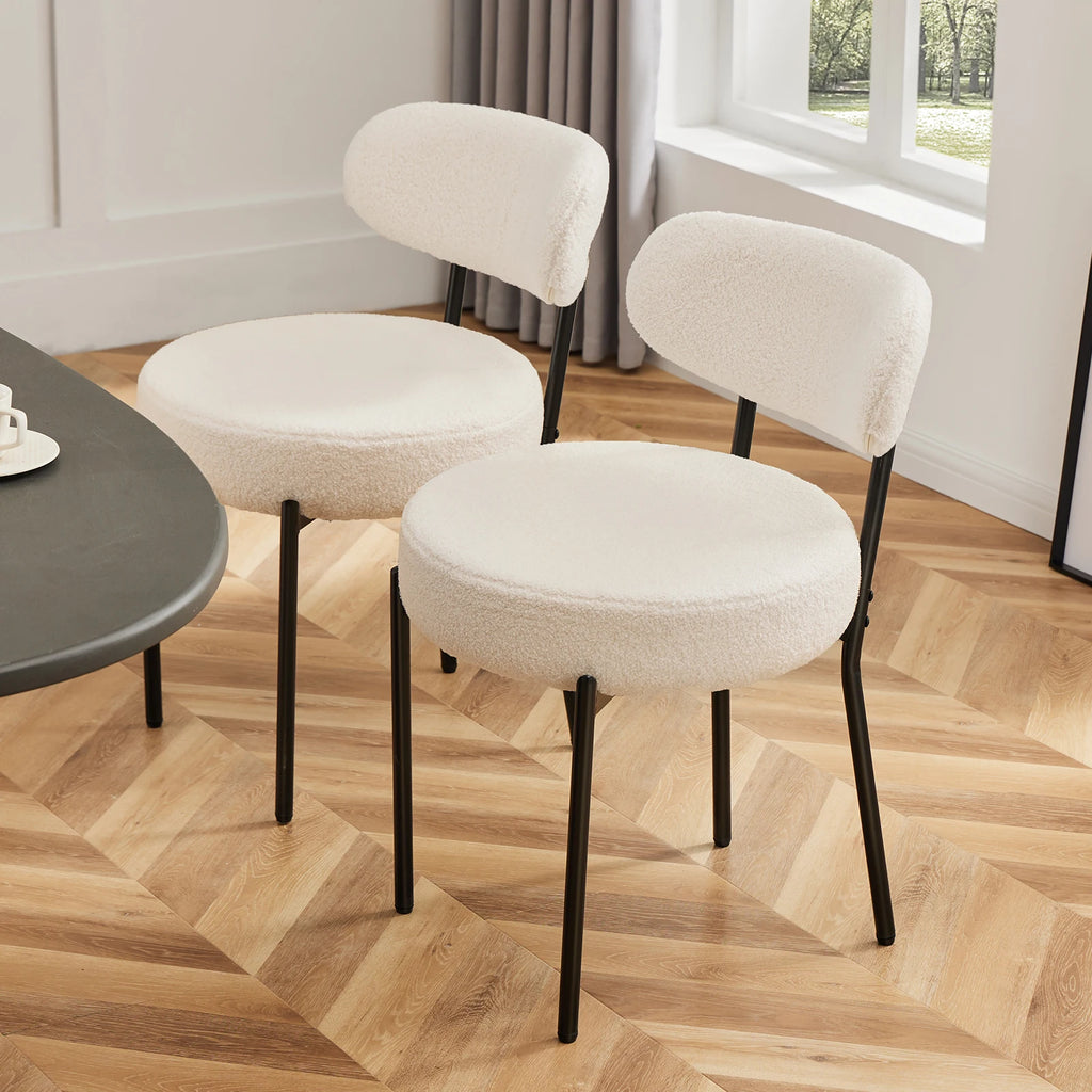 Maren Plush Dining Chairs, Set of 2