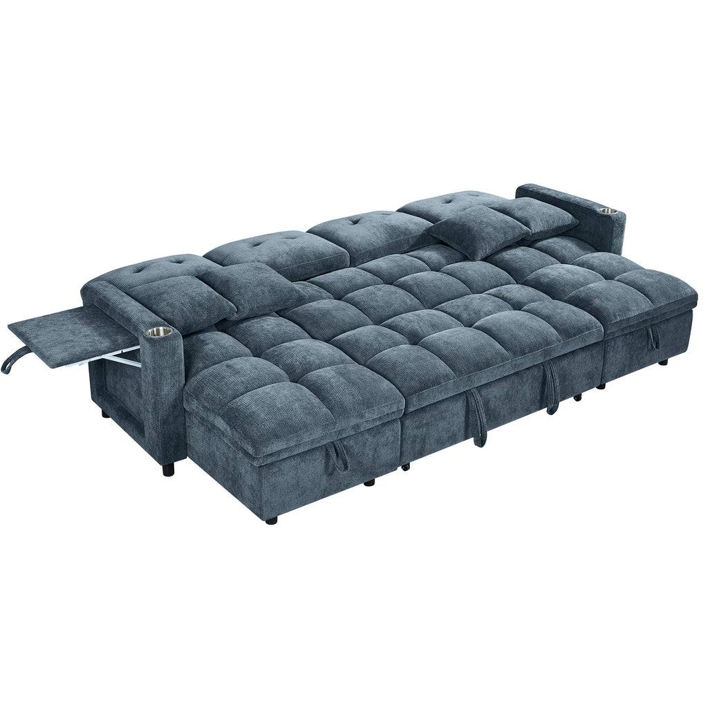 Aldermore U-Shaped Storage Sleeper Sectional