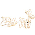 Yulehaven LED Reindeer and Sleigh