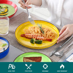 Load image into Gallery viewer, VANCASSO Bonita Lipped-Edge Stoneware Dinnerware Set – 12/18 Pieces, Multicolor
