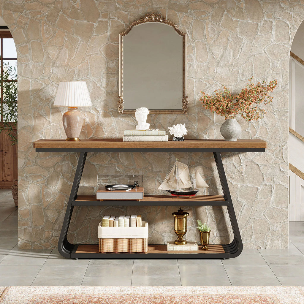 Meadowcharm 3-Tier Console Table