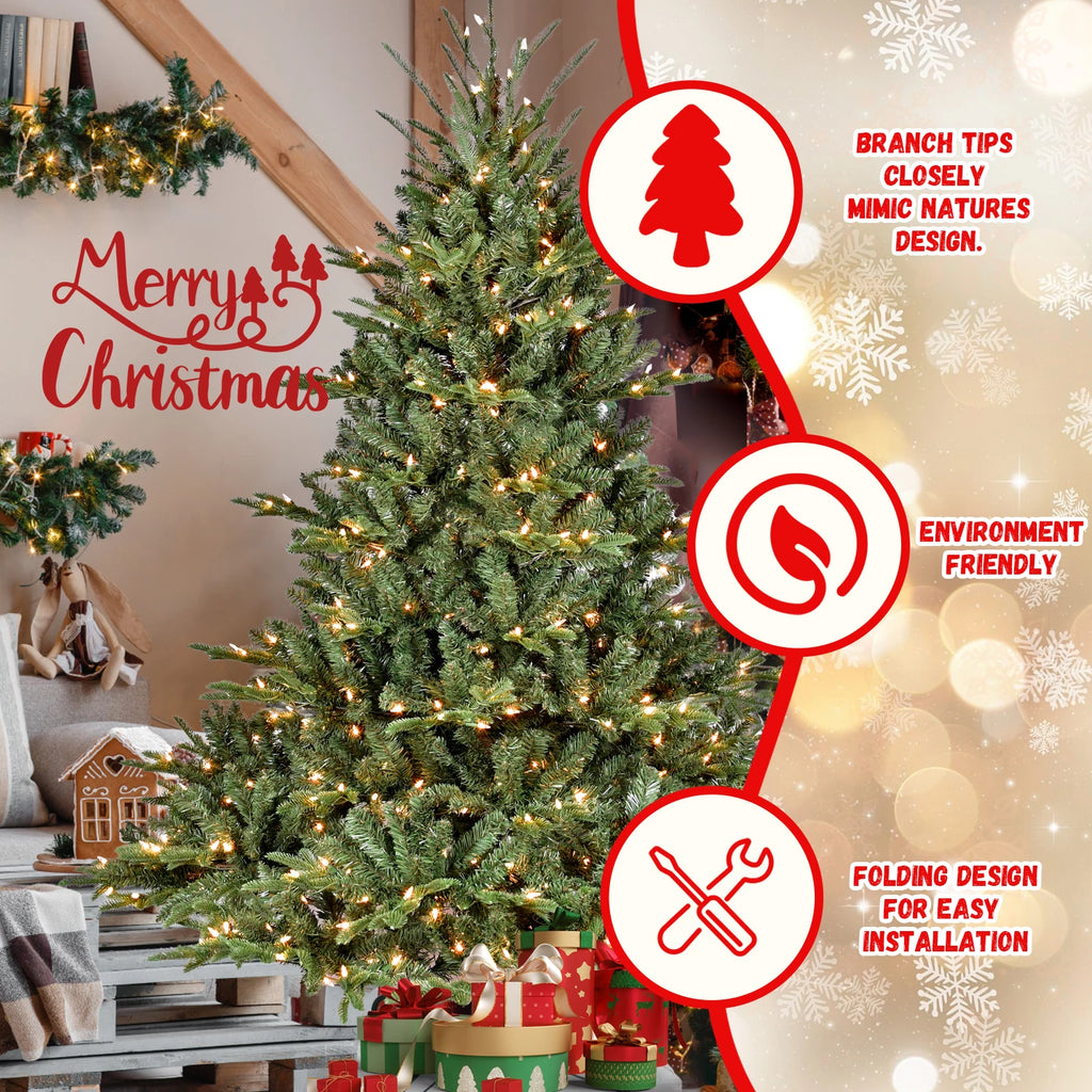 Everfrost Grand Pre-Lit Full Christmas Tree
