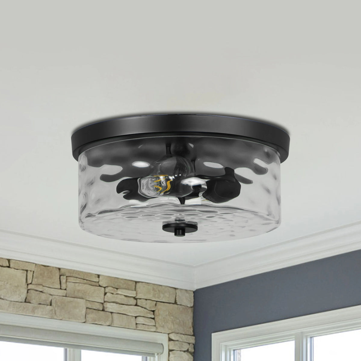 Wickmere Two-Light Ceiling Fixture