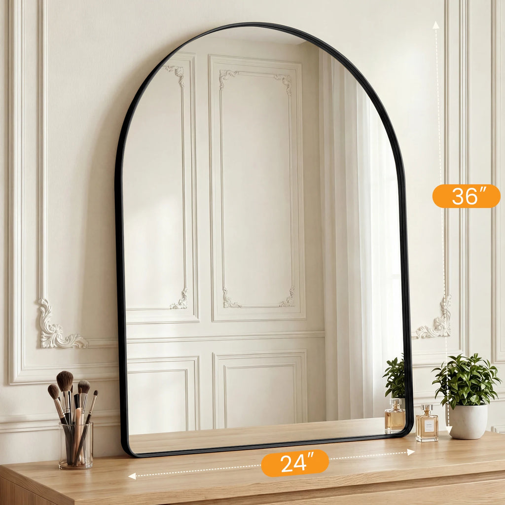 Mirthbloom Arched Wall Mirror