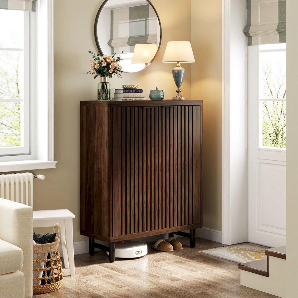 Adisa Louvered Shoe Cabinet