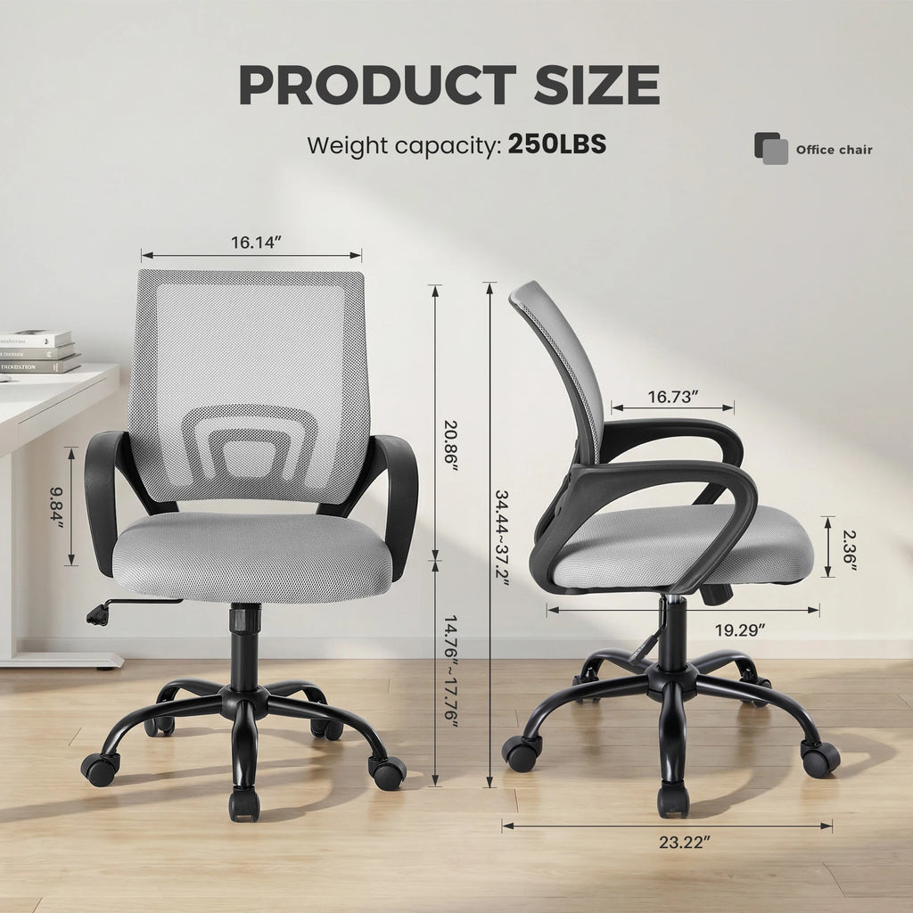 Hollis Mid-Back Mesh Office Chair