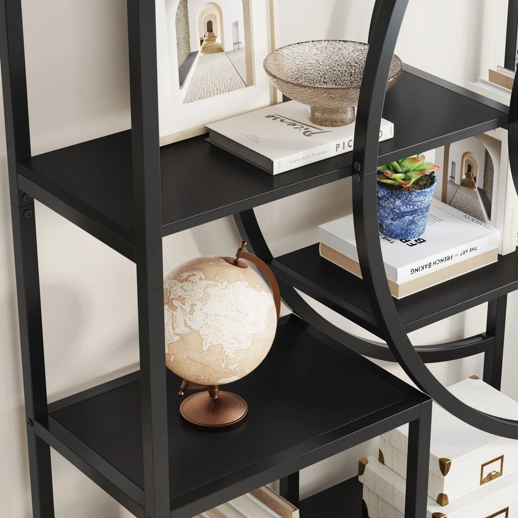 Zola Half-Moon Etagere Bookcase