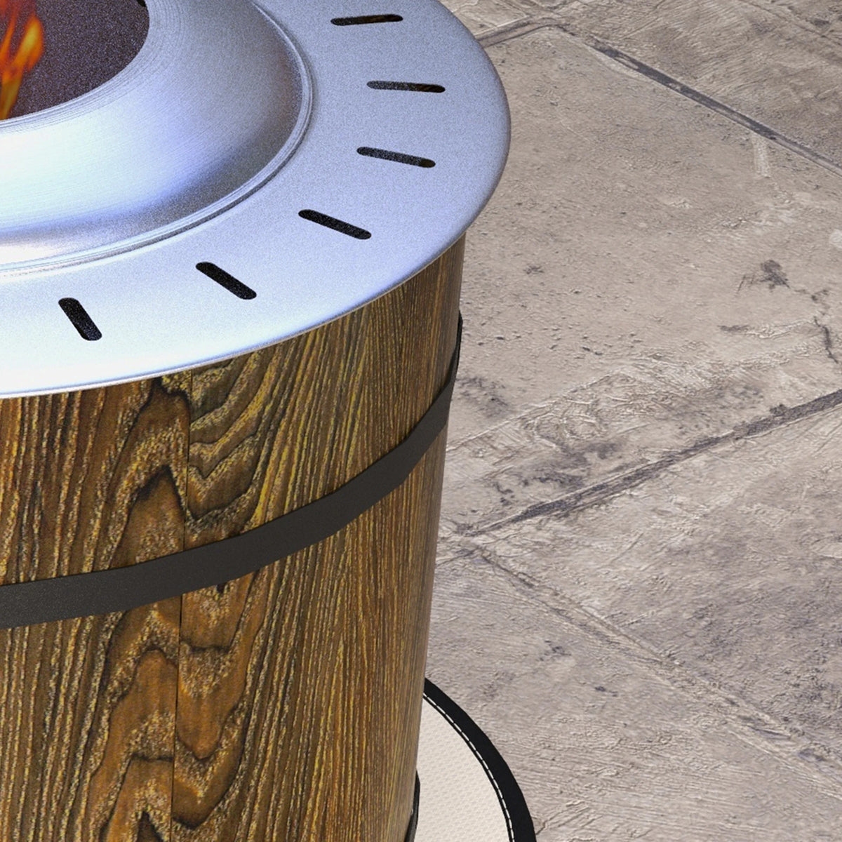 Rhapsodynote Smokeless Fire Pit – Brown