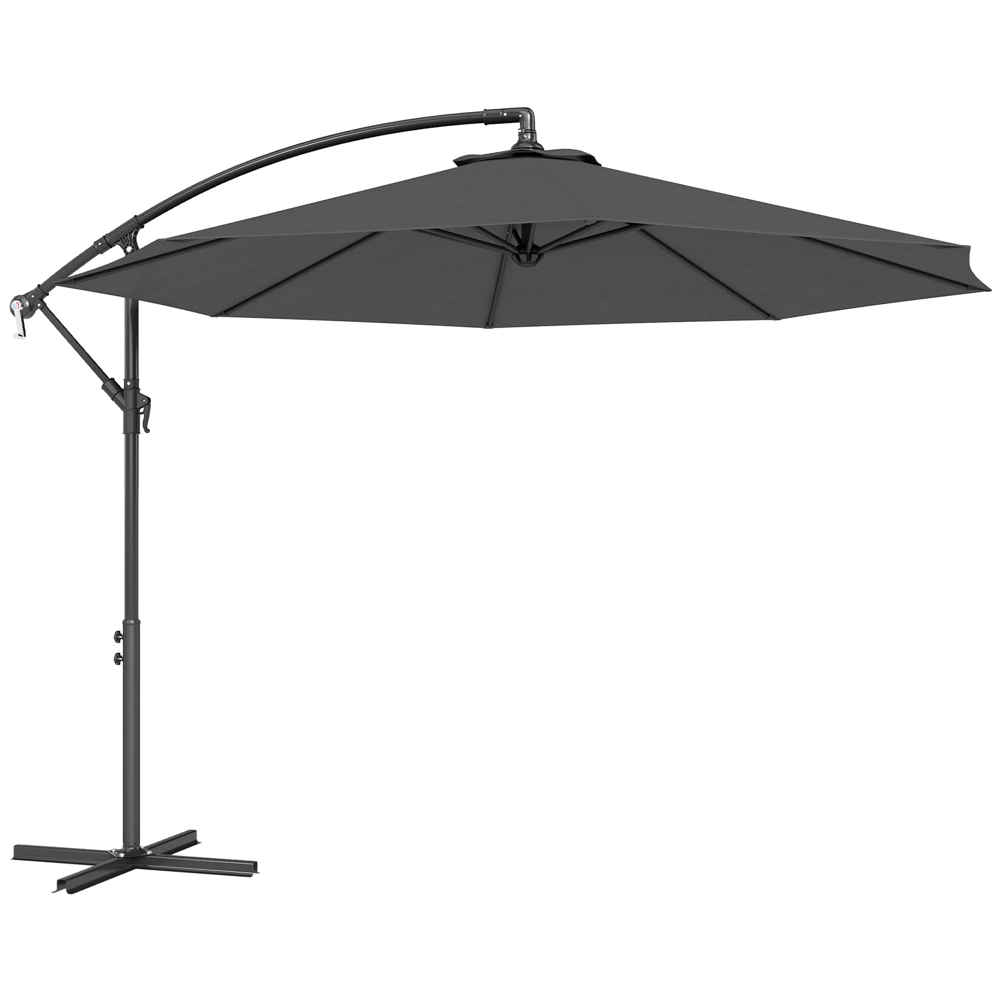 Aurelia 10' Cantilever Patio Umbrella – Gray