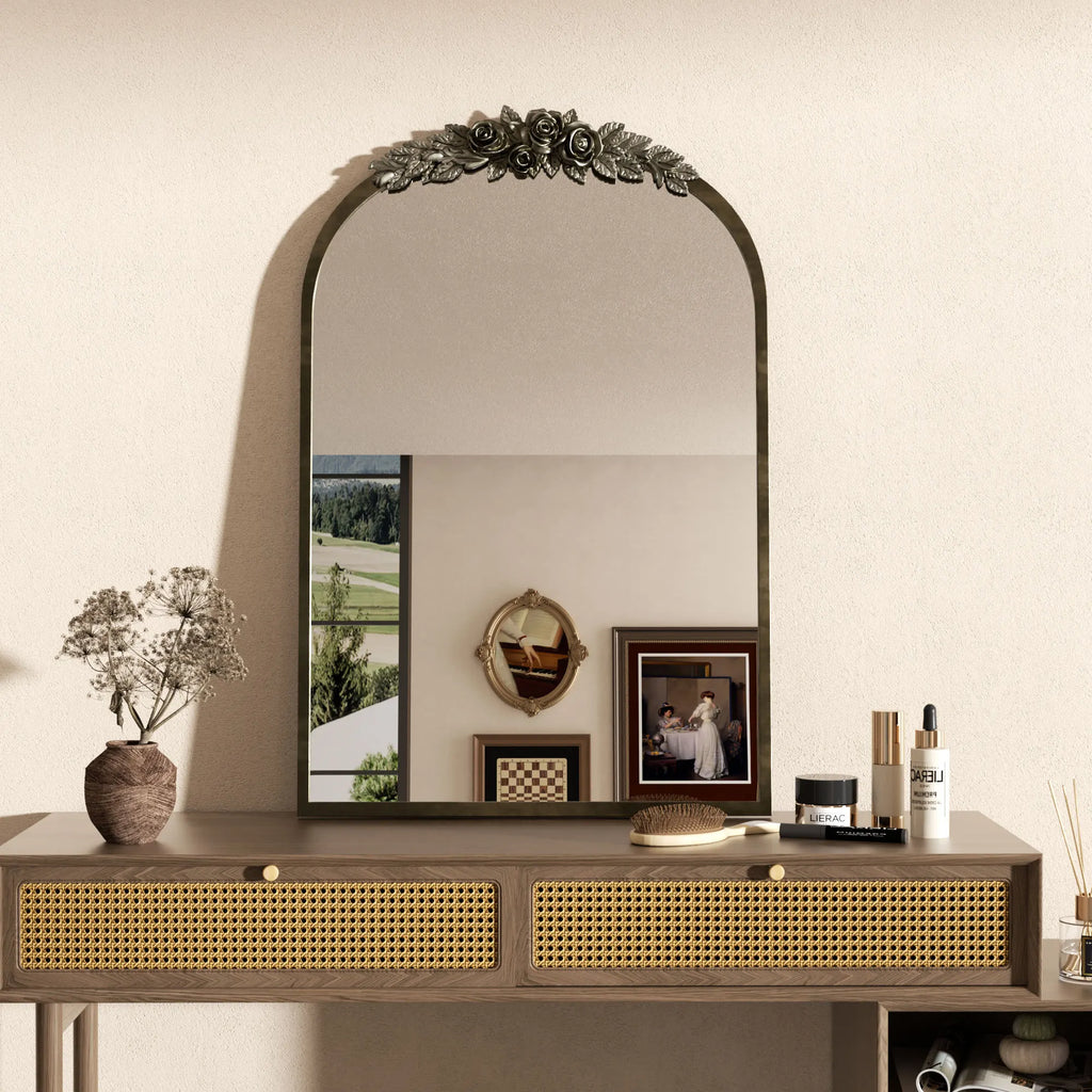 Novaloom Baroque Arched Wall Mirror