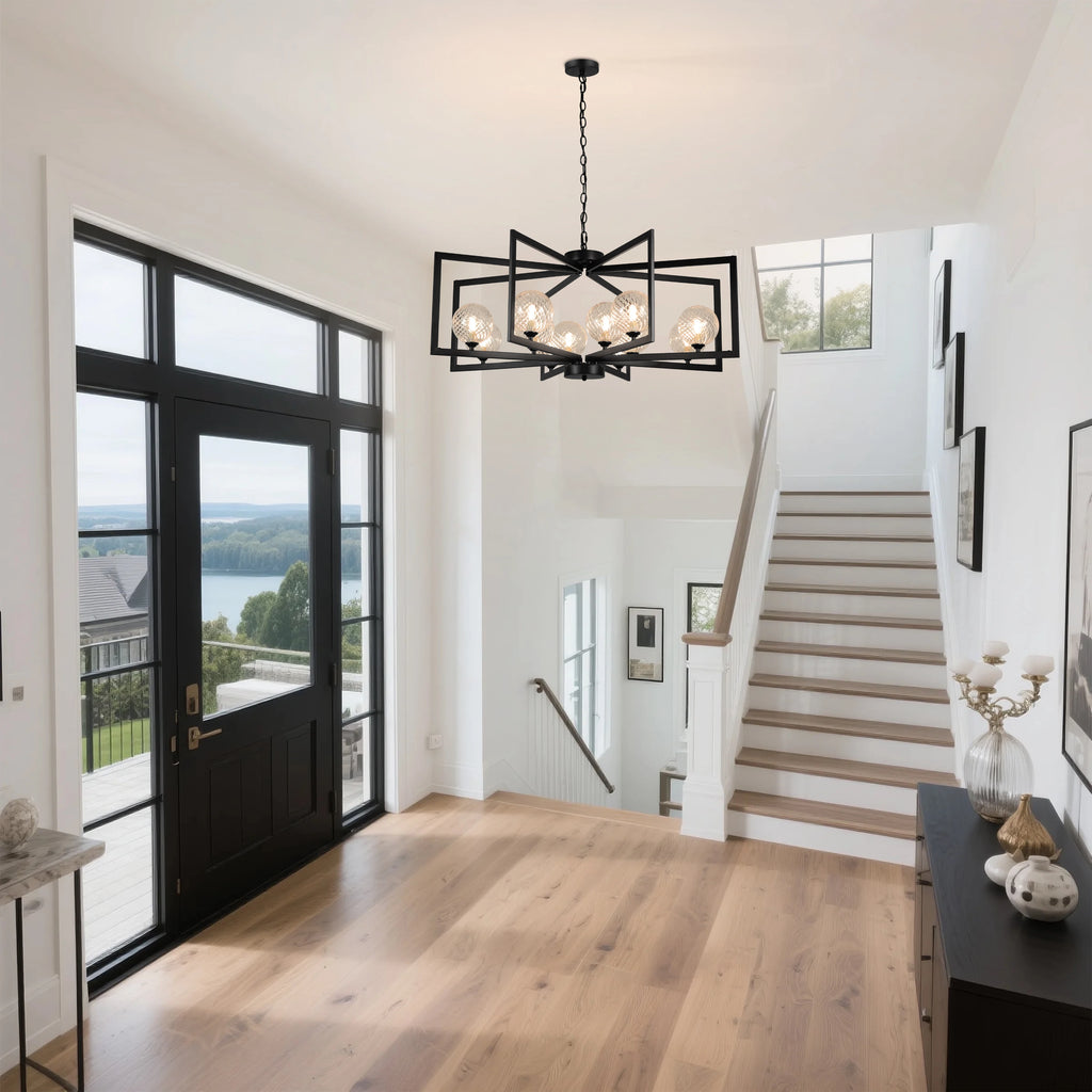 Celestine 12-Light Bubble Glass Chandelier