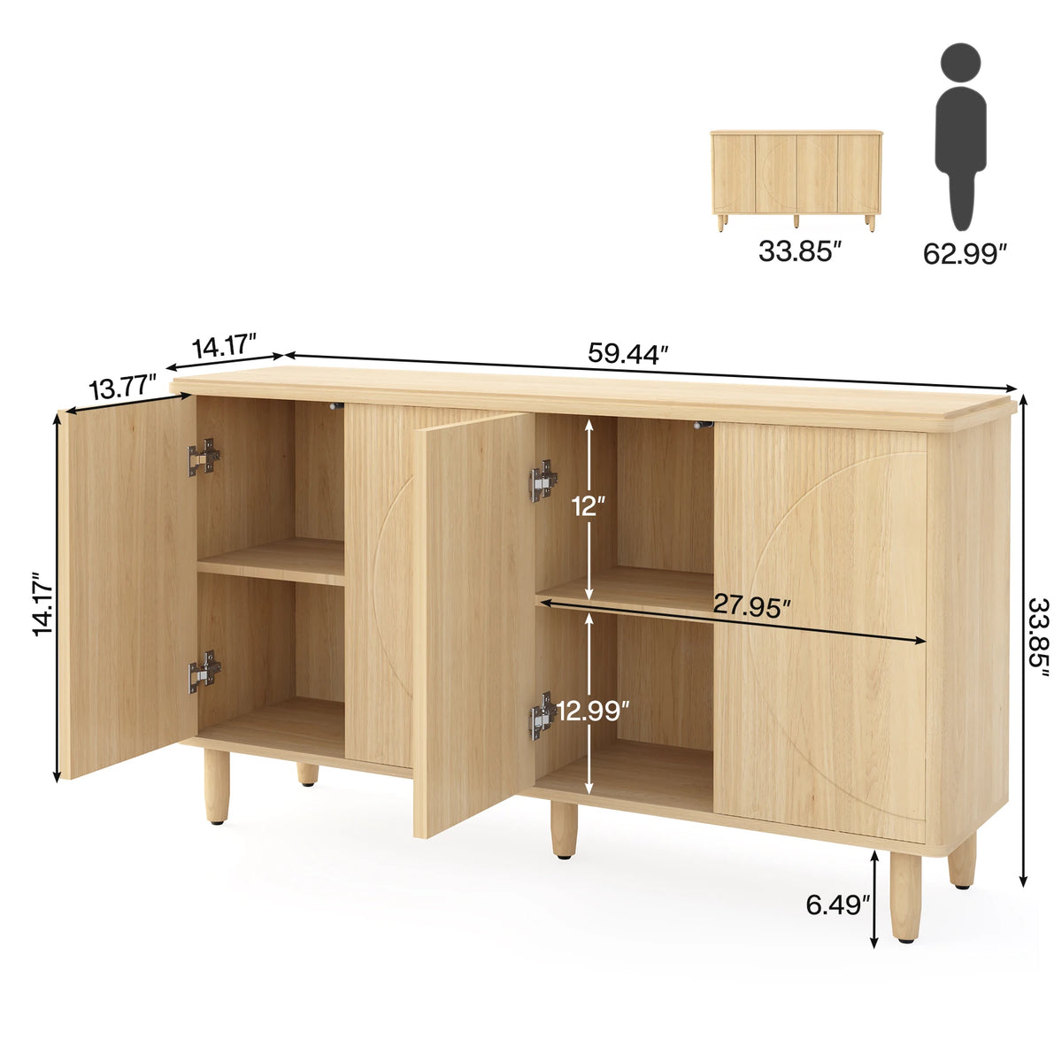 Rhymenote Sideboard Cabinet