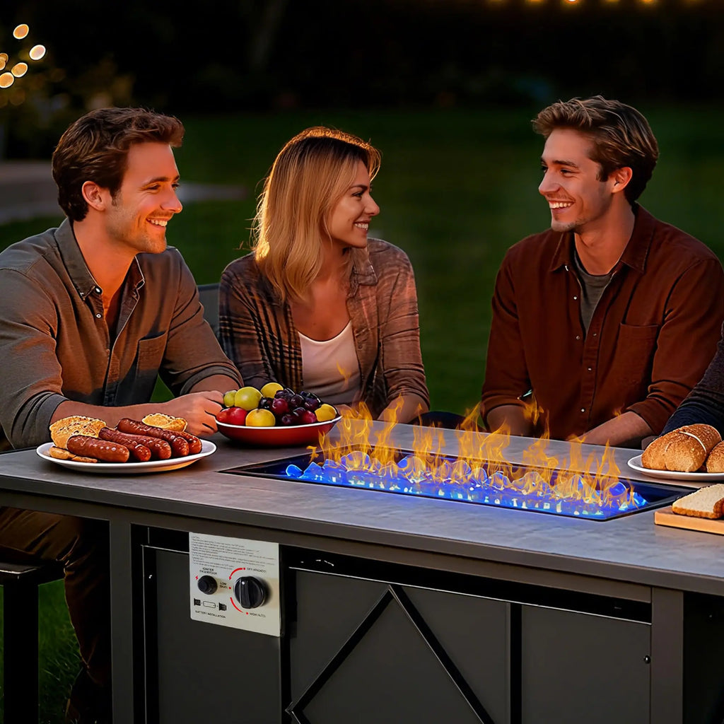 Bramwell 2-in-1 Propane Fire Pit Table