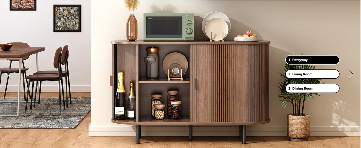 Vignettecharm Fluted Sideboard