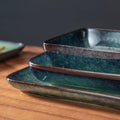 VANCASSO STERN Gradient Green Stoneware Dinnerware Set
