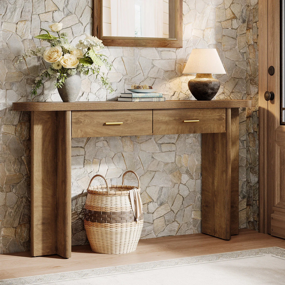 Larklark 2-Drawer Console Table