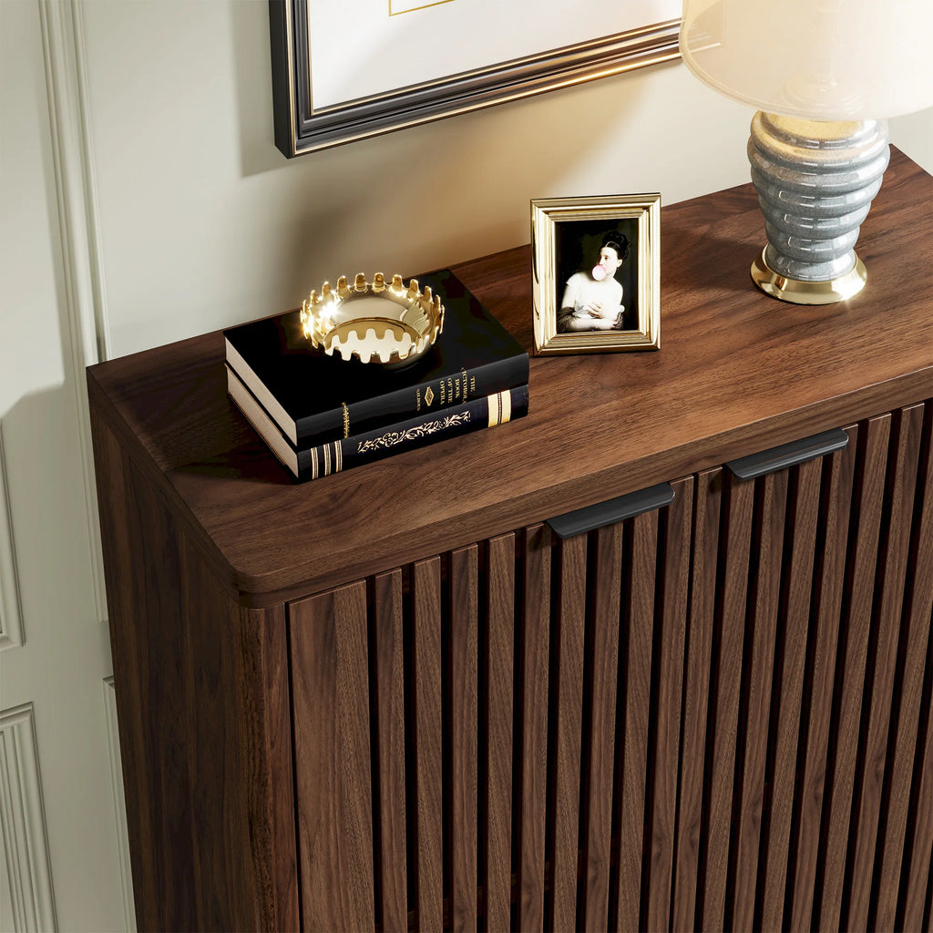 Adisa Louvered Shoe Cabinet