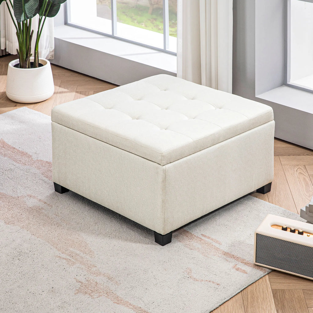 Pellston Square Storage Ottoman