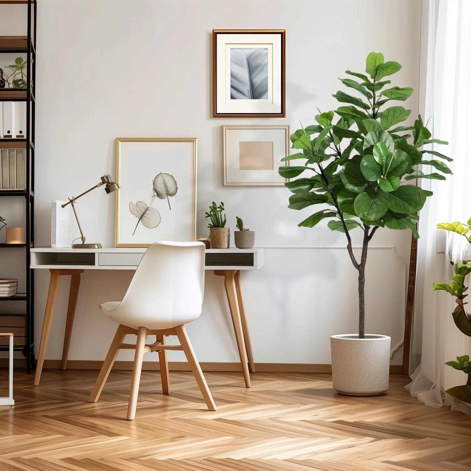 Caspian 6-Foot Artificial Fiddle Leaf Fig Tree