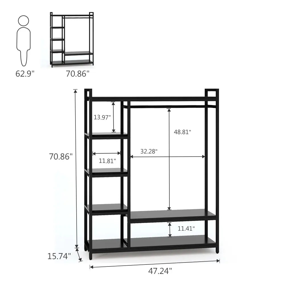 Whisperarc Freestanding Clothes Rack