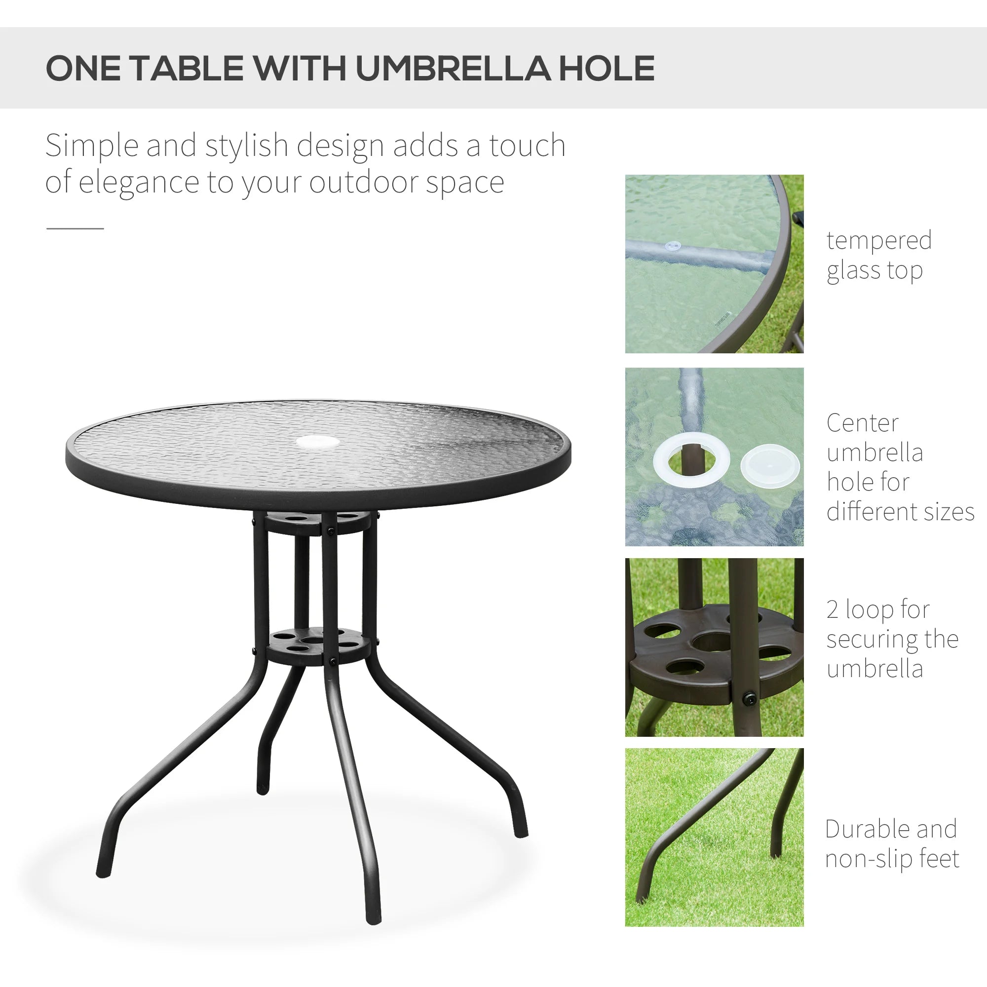 Coffeeline Six-Piece Patio Dining Set