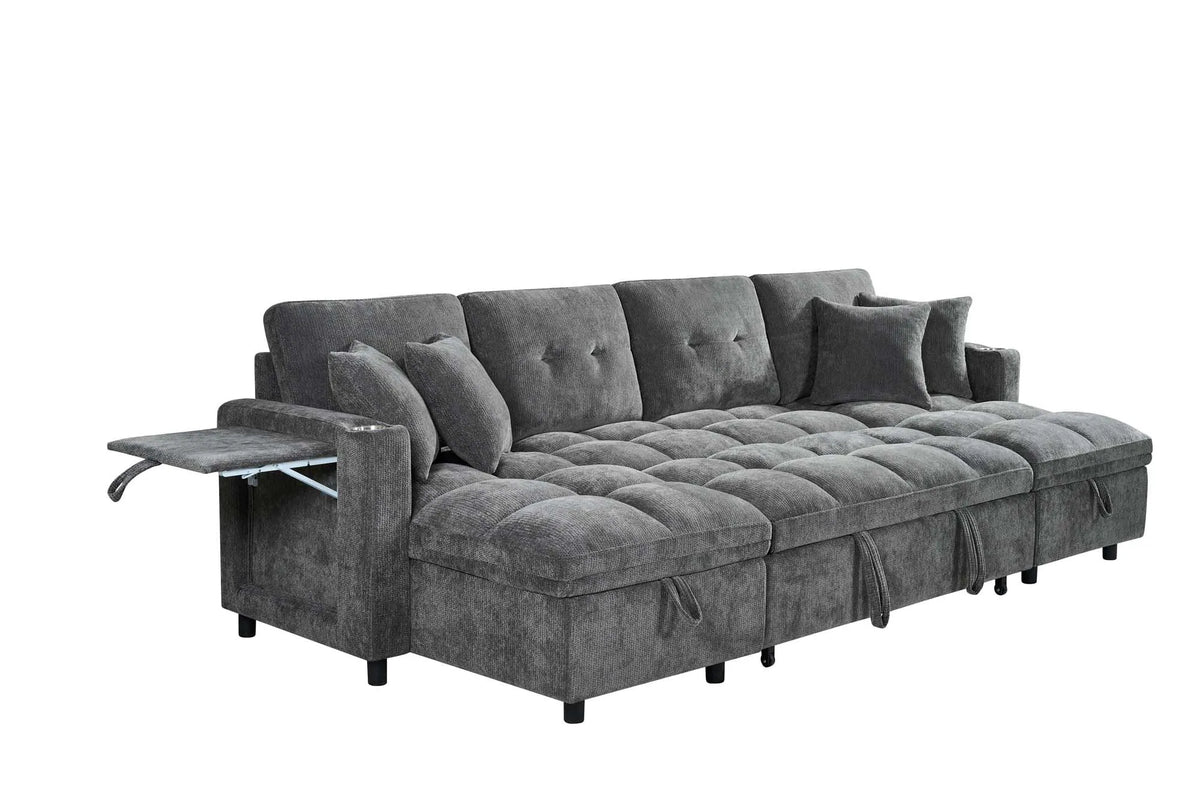 Aldermore U-Shaped Storage Sleeper Sectional