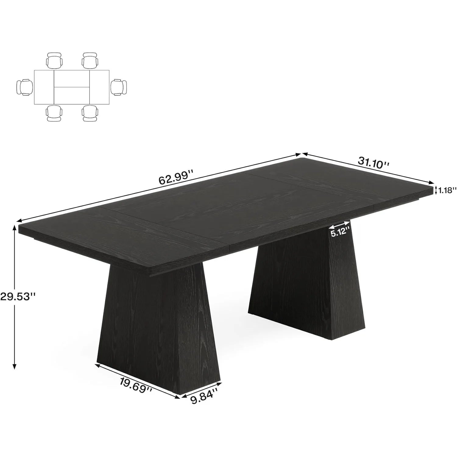 Avery Pedestal Dining Table Collection